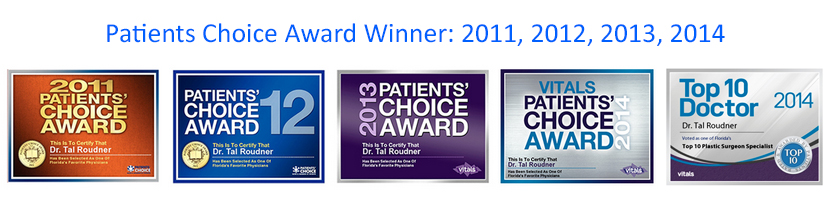 Patients Choice Award Winner: 2011, 2012, 2013, 2014 - Dr. Tal Roudner