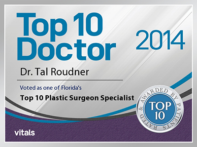 Vitals Top 10 Doctor 2014 - Tal T Roudner MD FACS